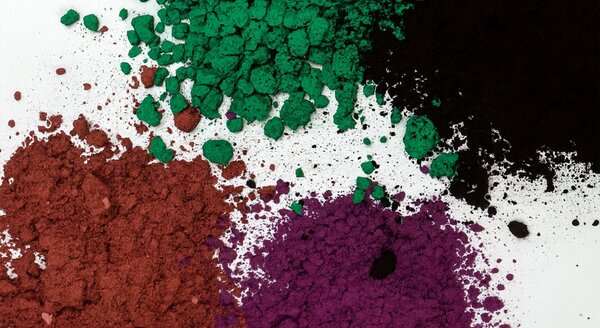 X-ray fluorescence analysis, XRF of color pigments, pigments | © CRB Analyse Service GmbH