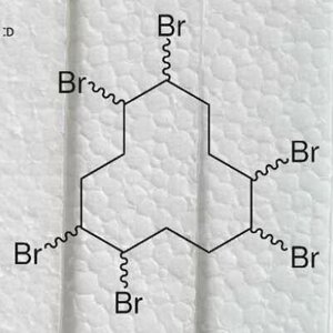 Fórmula esquelética de una molécula de HBCD | © CRB Analyse Service GmbH